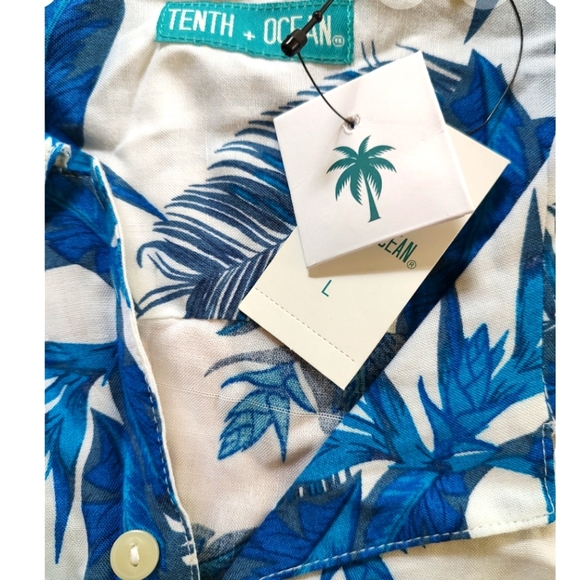TEnth Ocean Mens summer shirt - Picture 1 of 3